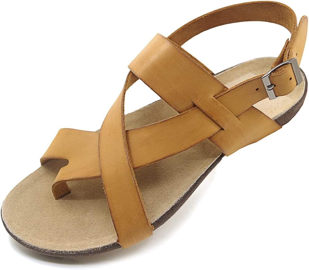 Harssidanzar Sandalias Piel Hombre