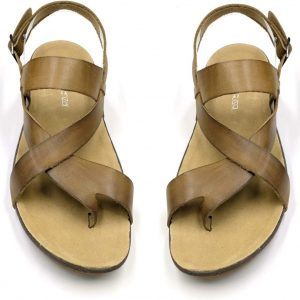 Harssidanzar Sandalias Piel Hombre