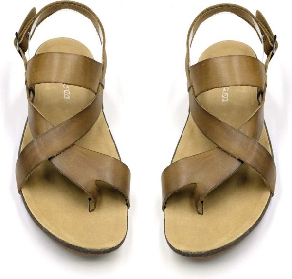 Harssidanzar Sandalias Piel Hombre