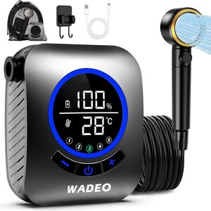 WADEO Ducha de Camping portátil con