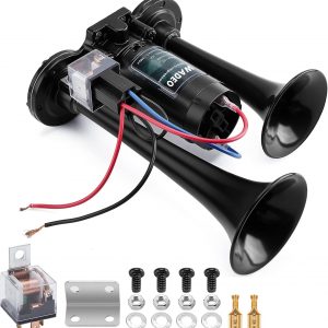 WADEO Bocina de camión de 12V,