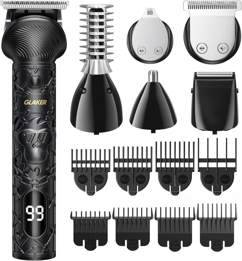 GLAKER Recortadora de Barba Hombre