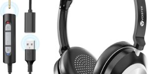 Voistek Auriculares Micrófono PC