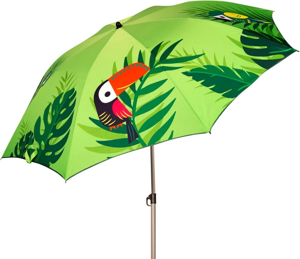 AKTIVE Sombrilla de playa tropical,