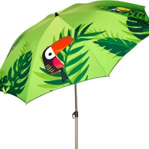 AKTIVE Sombrilla de playa tropical,