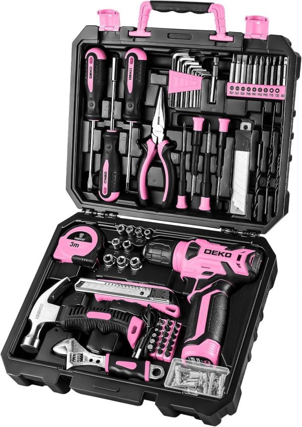 DEKO Caja Herramientas Completa con
