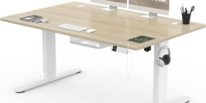 Devoko 140x80cm Escritorio Elevable