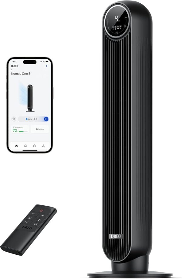 Dreo ventilador de pie silencioso,