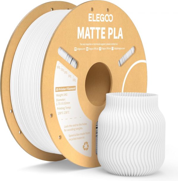 ELEGOO Filamento PLA MATE 1.75 1KG