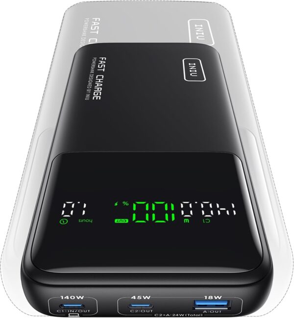 INIU Batería Externa 25000 mA