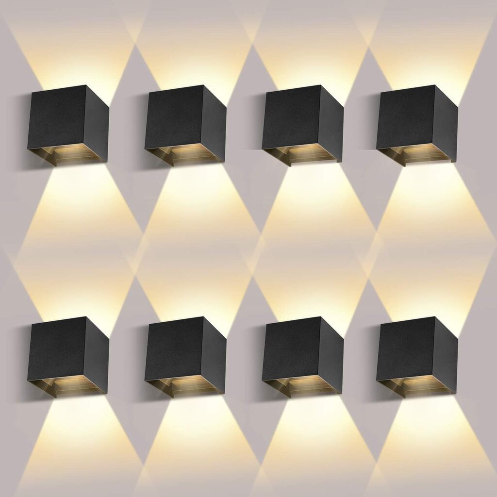 LEDMO 8 Piezas Aplique Pared
