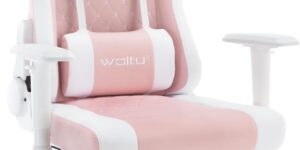 WOLTU Silla Gaming con Masajeador,