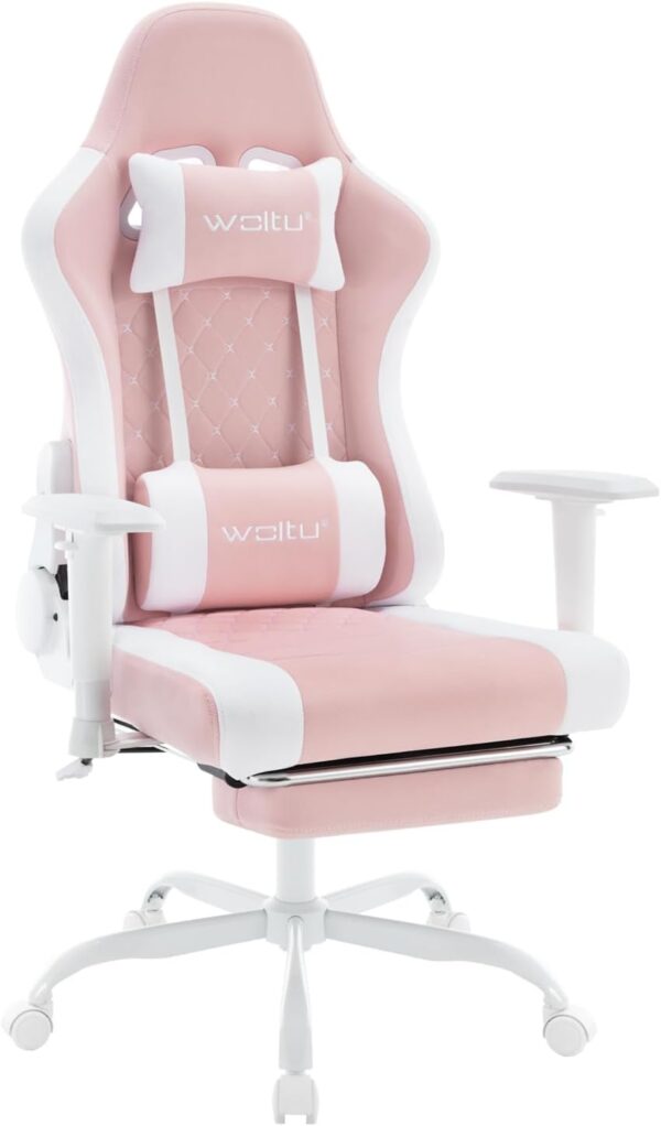 WOLTU Silla Gaming con Masajeador,