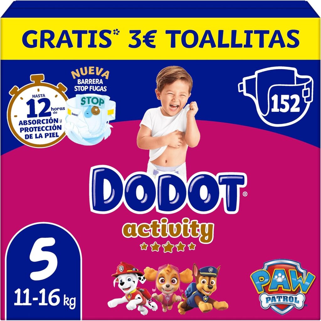 Dodot Pañales Bebé Activity, Talla
