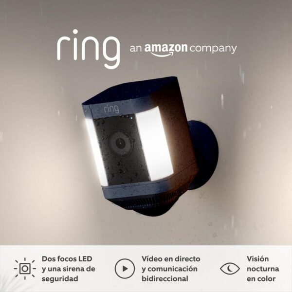 Ring cámara Plus con luces y