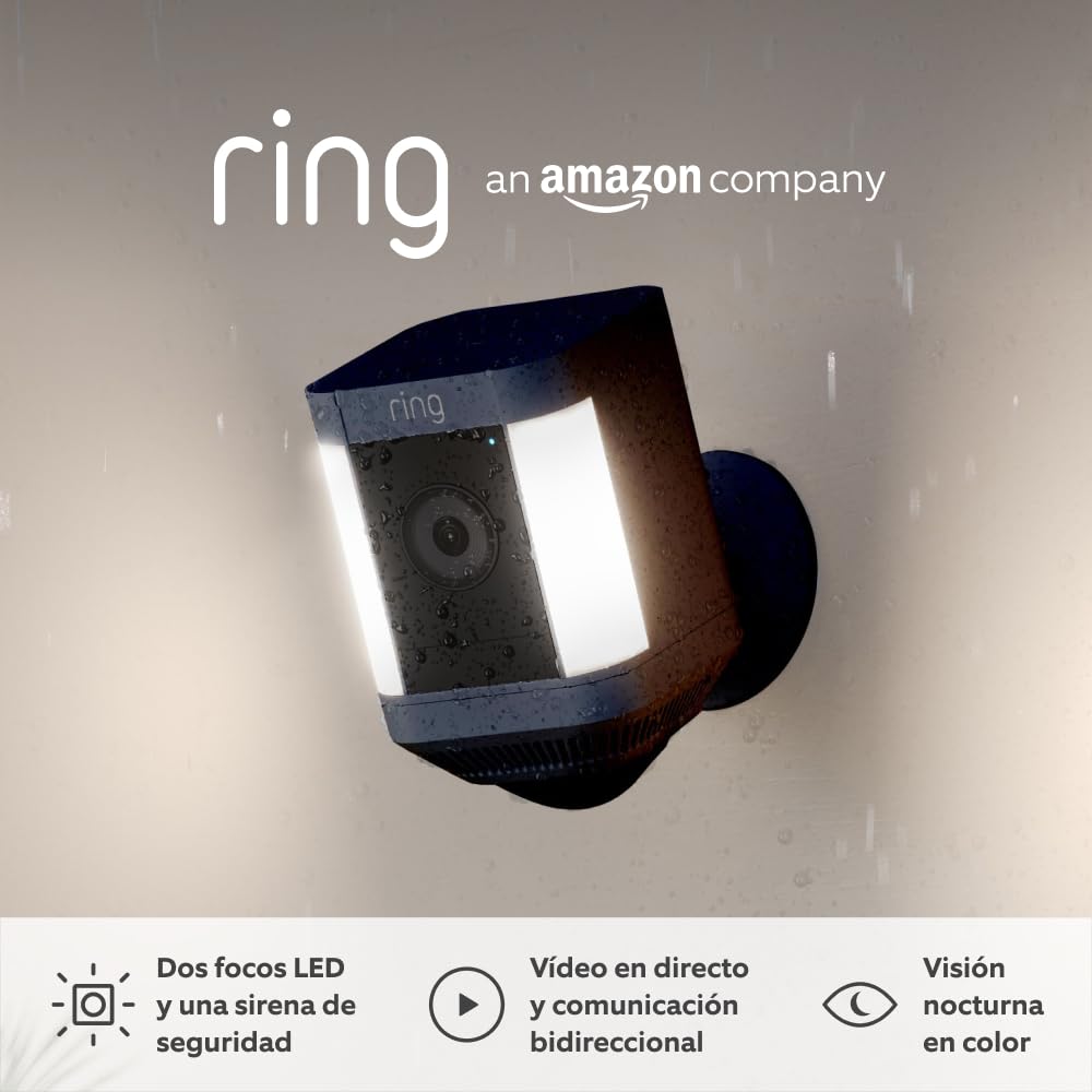 Ring cámara Plus con luces y
