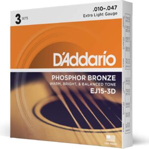 D'Addario Cuerdas Guitarra Acustica