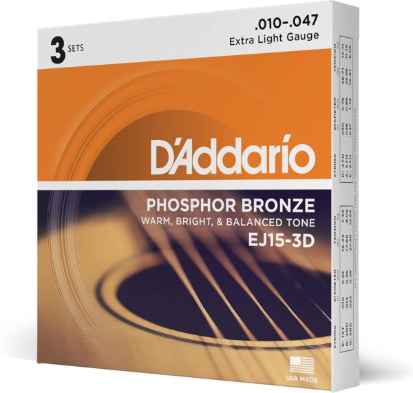 D'Addario Cuerdas Guitarra Acustica