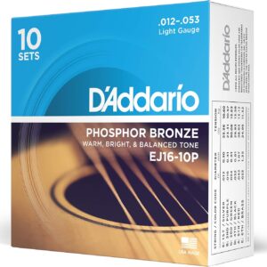 D'Addario Cuerdas Guitarra Acustica