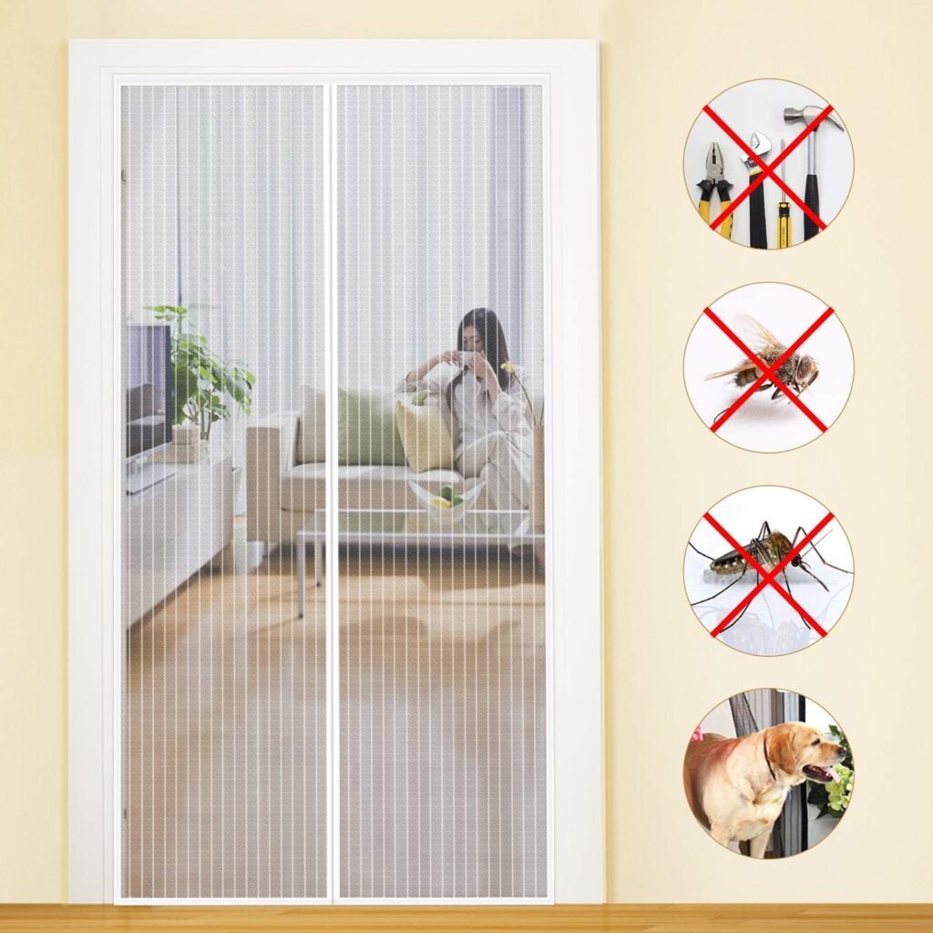 MYCARBON Mosquitera para Puerta