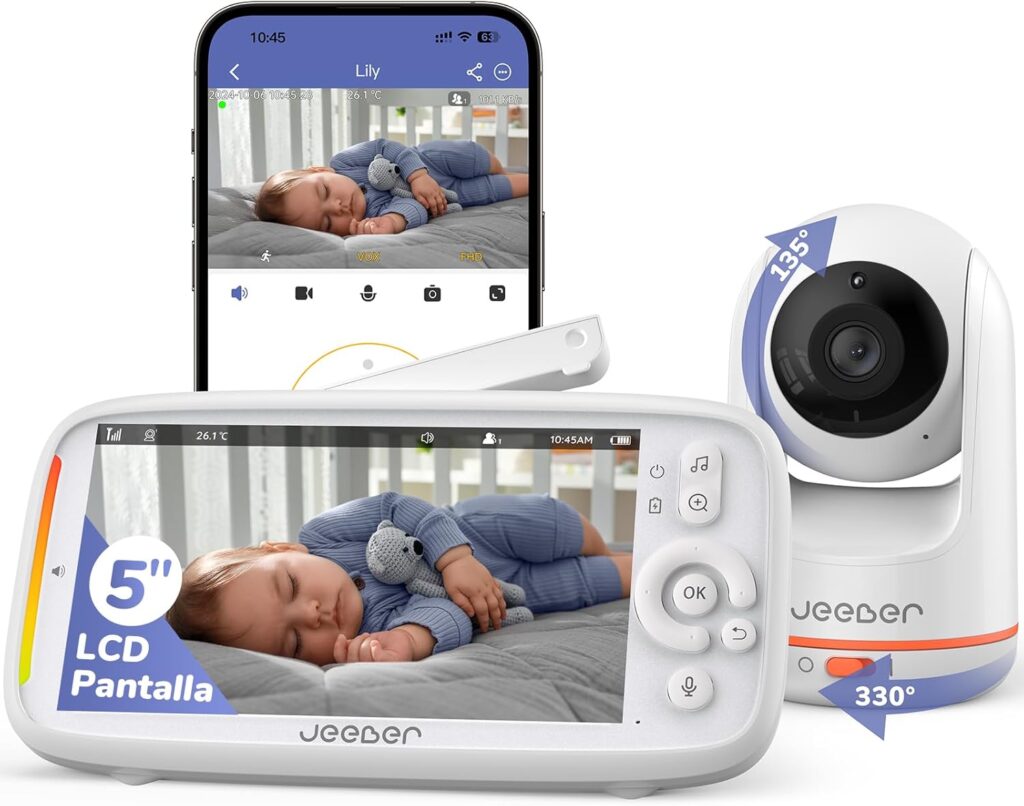 jeeber 2K/3MP Camara Vigilancia