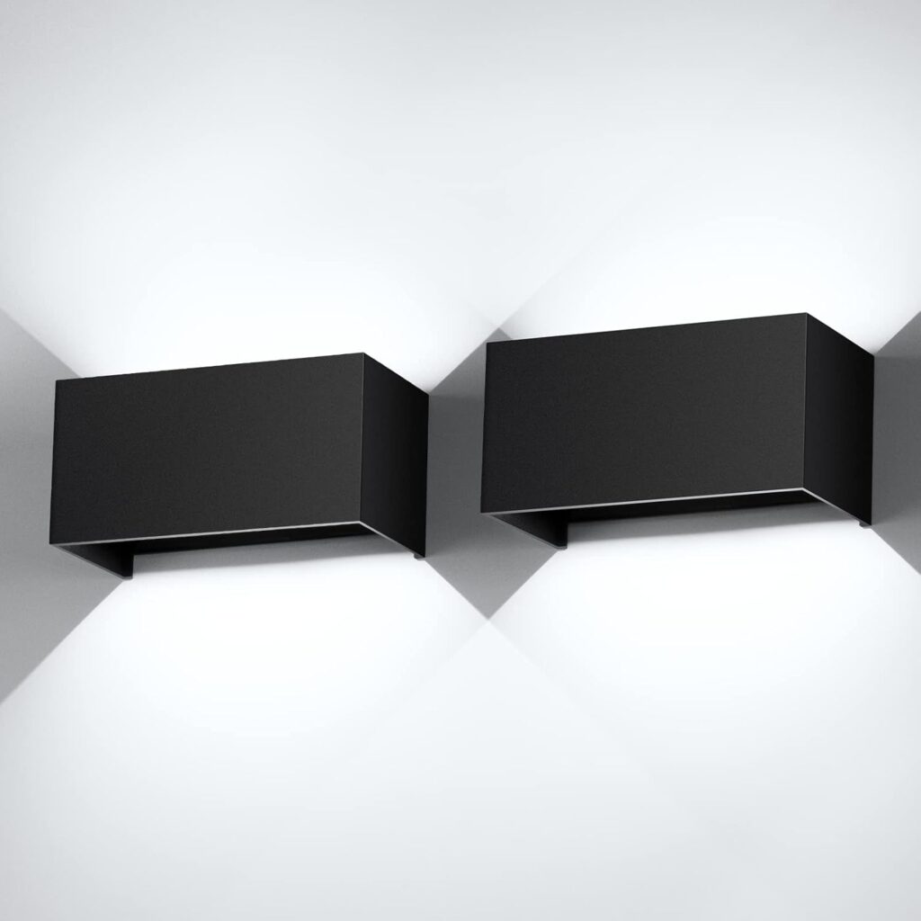 24W Aplique Exterior Pared 2 Piezas