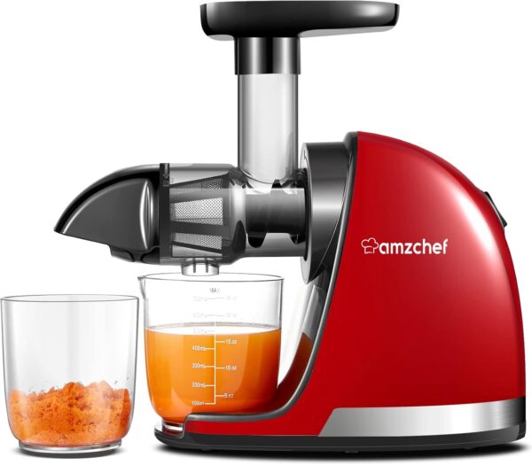 AMZCHEF Licuadora prensado en frío