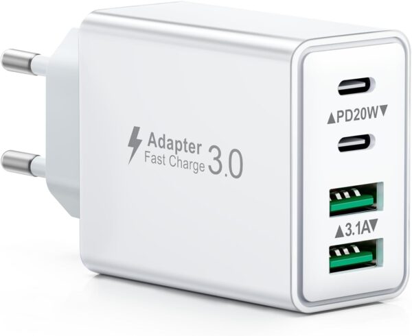 Cargador USB C 40W, Cargador iPhone
