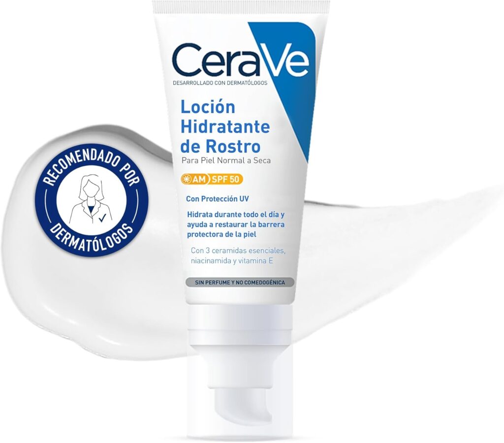 CeraVe, Loción Hidratante de Rostro