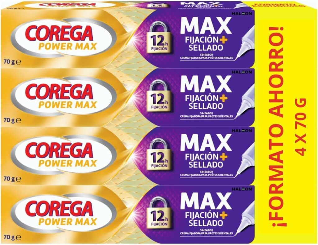 Corega Max Fijación+ Sellado,