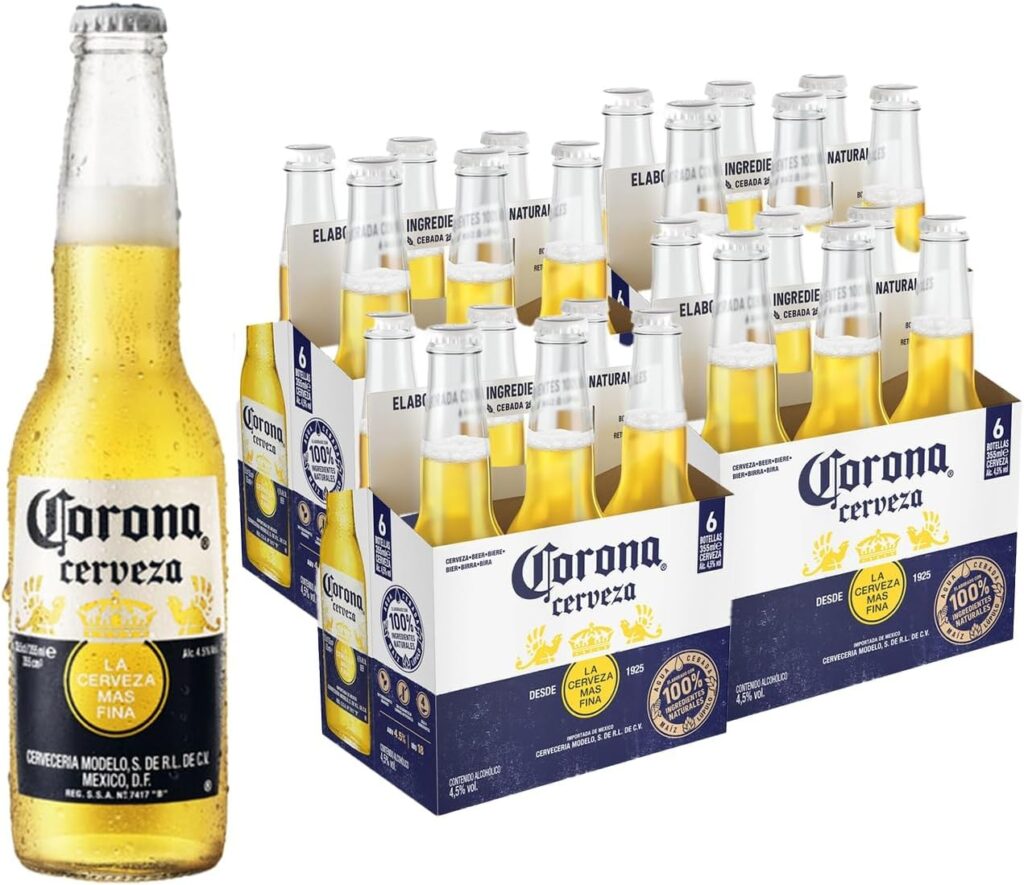 Corona Cerveza, 4 Packs de 6