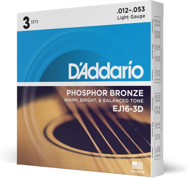 D'Addario Cuerdas Guitarra Acustica