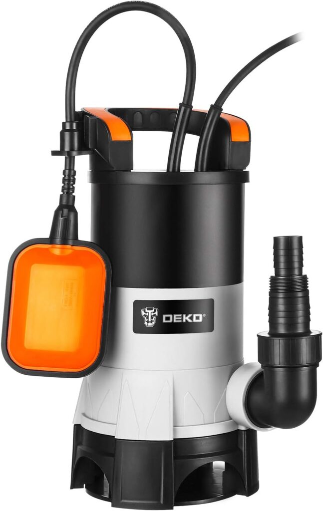 DEKO 400W Bomba de aguas sucias con