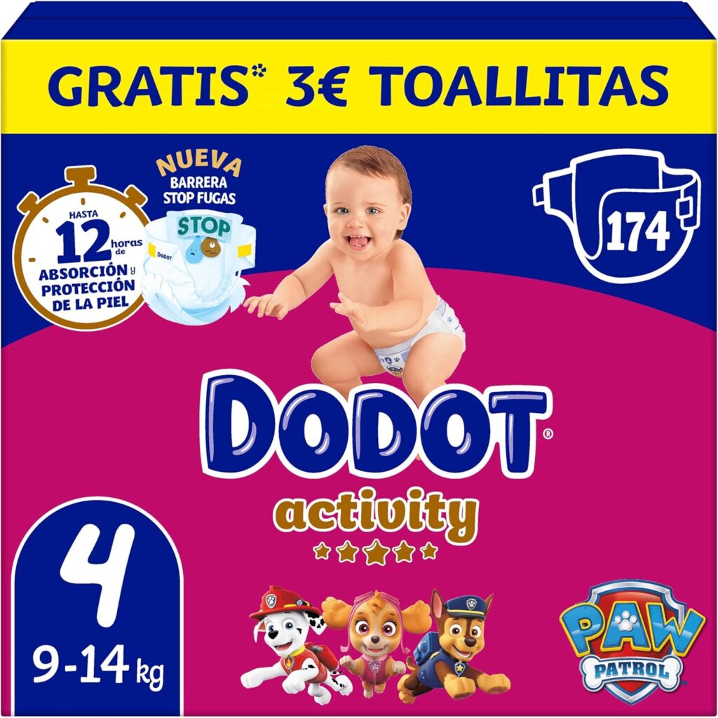 Dodot Pañales Bebé Activity, Talla