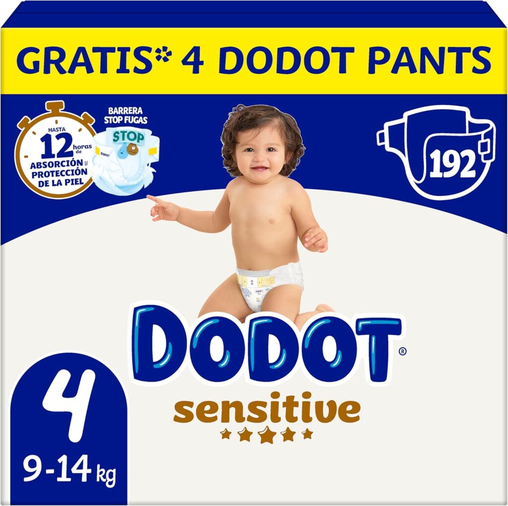 Dodot Pañales Bebé Sensitive, Talla