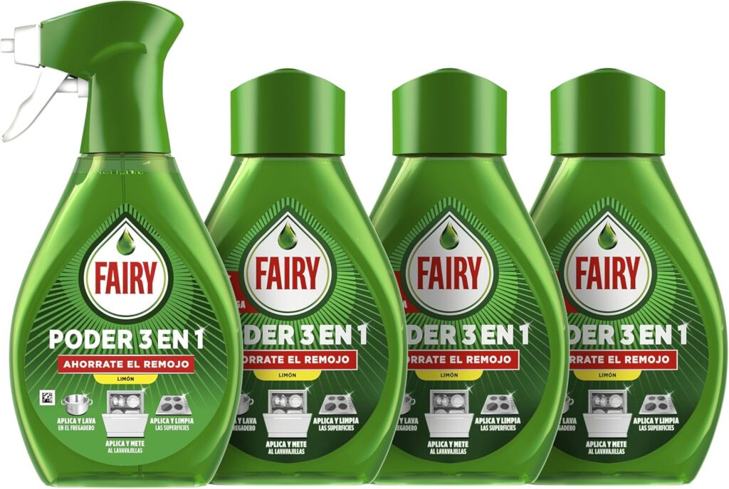 Fairy Poder Sin Remojo Limón Spray,