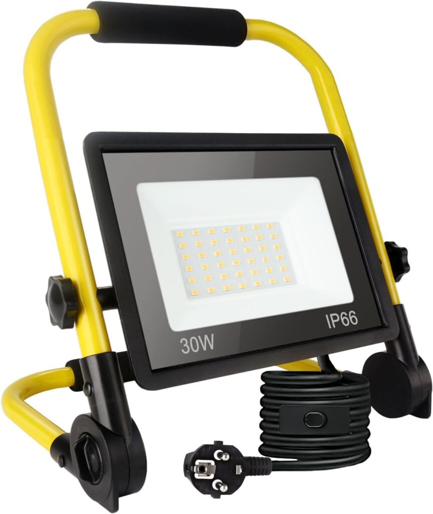 Foco De Trabajo Led De 30w, Luz