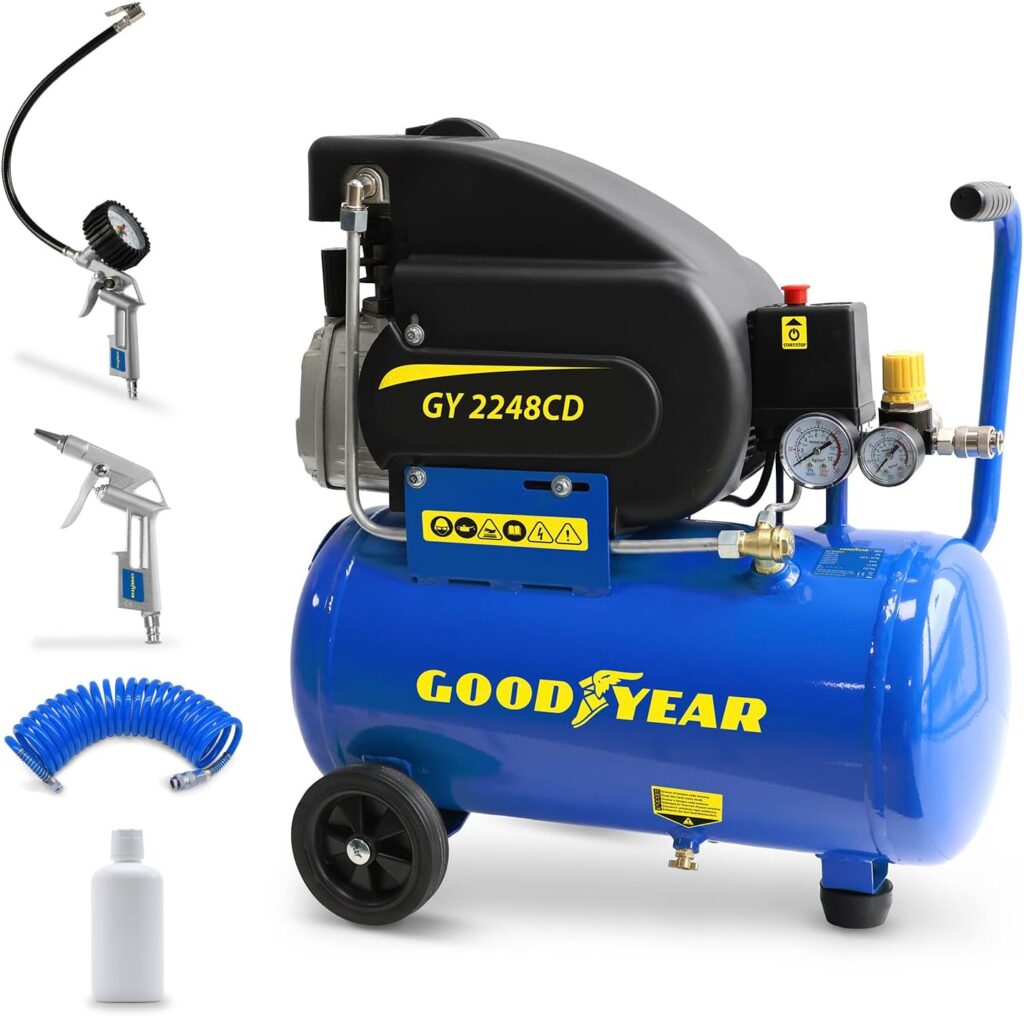 Goodyear - Compresor de Aire 24L,