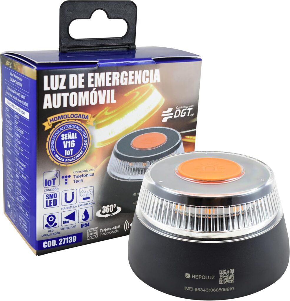 Hepoluz Luz de emergencía V16