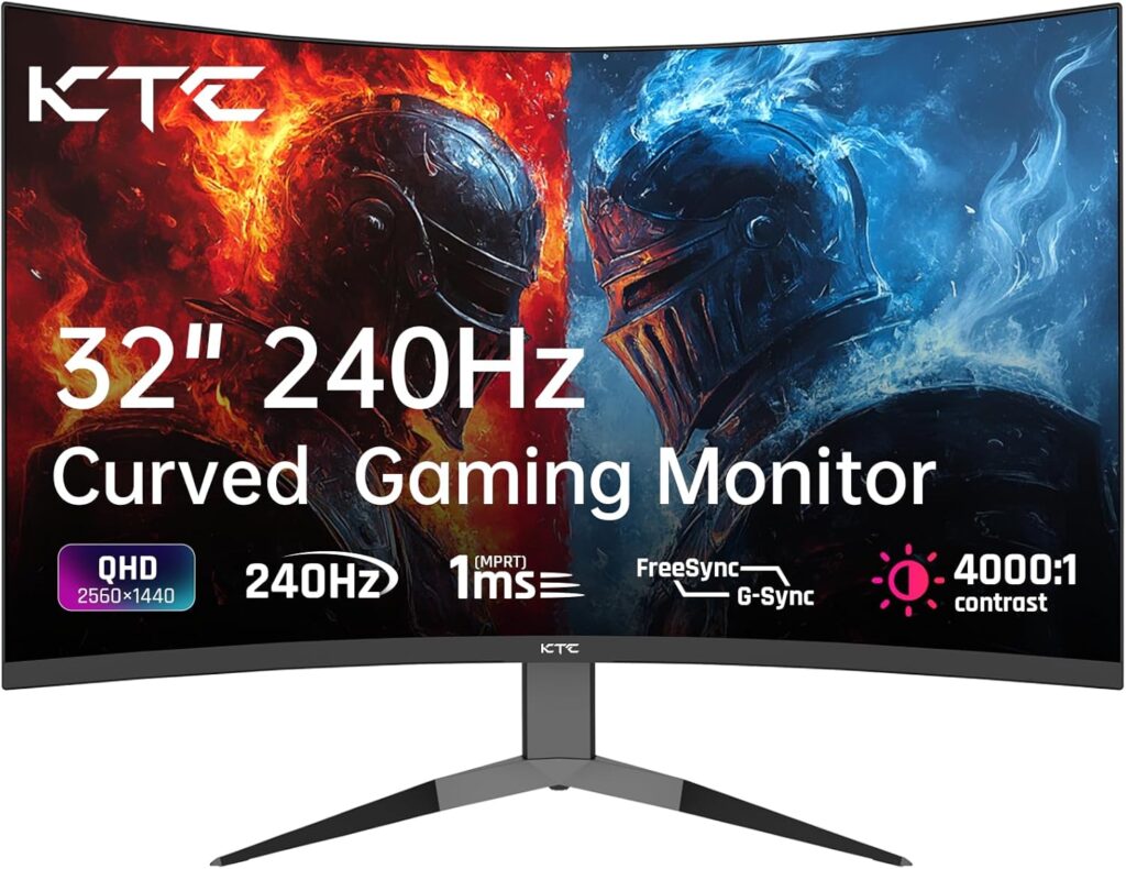 KTC Monitor 32 Pulgadas Curvo