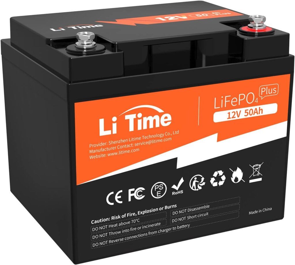 LiTime Bateria Litio 12V 50Ah,