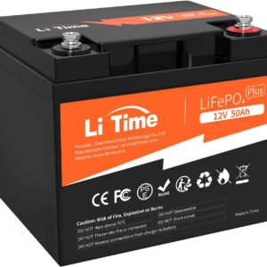 LiTime Bateria Litio 12V 50Ah,