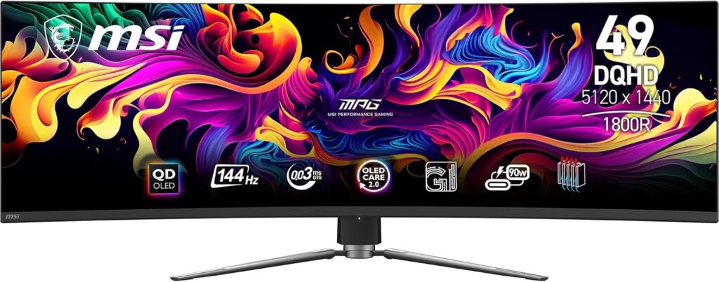 MSI MPG 491CQP QD-OLED Monitor