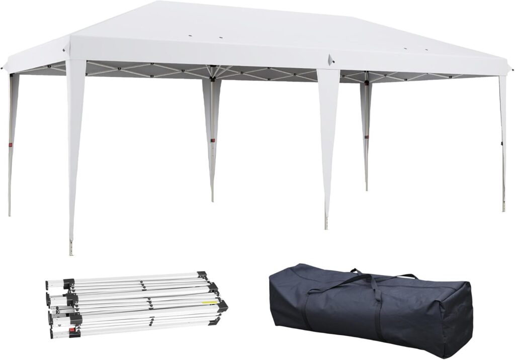 Outsunny Carpa Plegable Gazebo 6x3