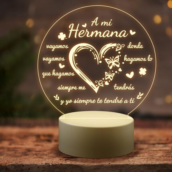 PRSTENLY Regalo Hermana, Lámpara de
