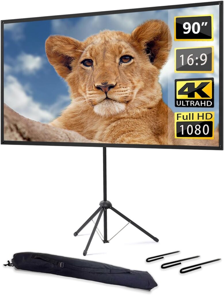 Pantalla de Proyector con Trípode,