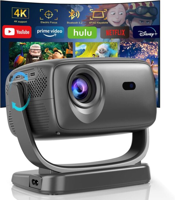 Proyector 4K, [Netflix & App