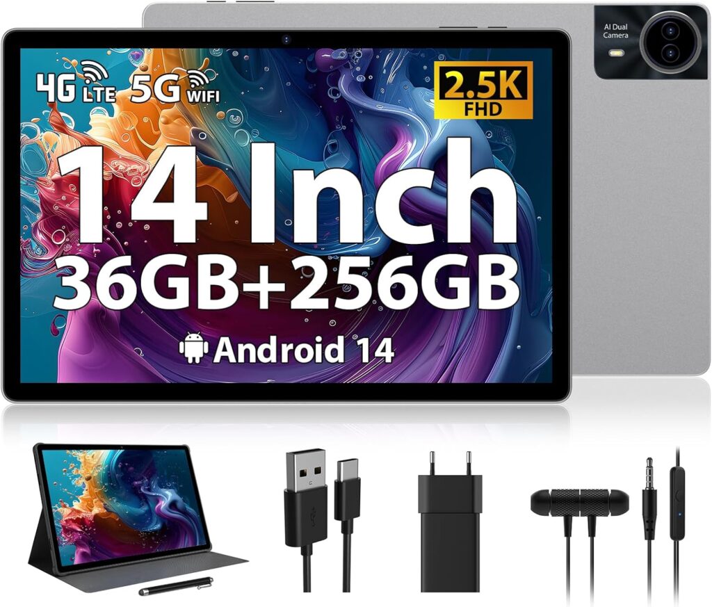 RUSHAR Tablet 14 Pulgadas,Android
