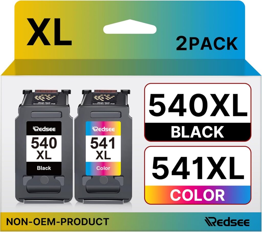 Redsee 540 XL 541 XL Cartuchos de
