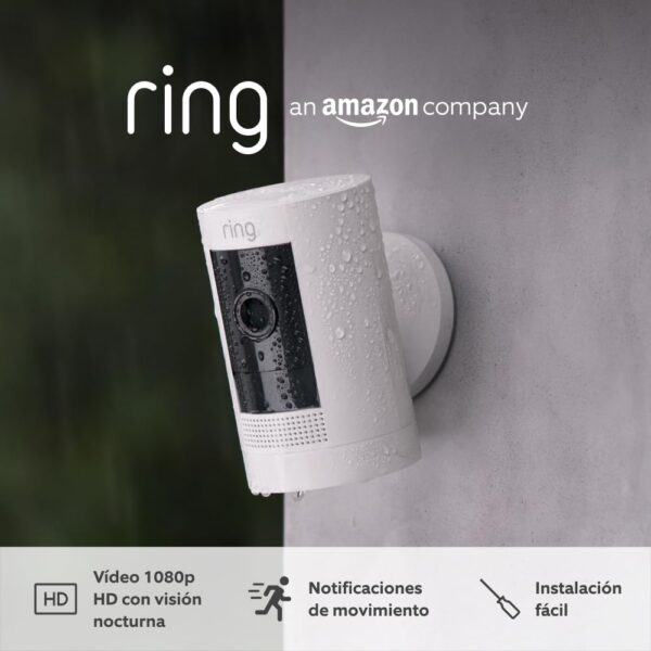 Ring Cámara exterior con batería